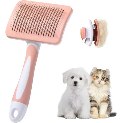 MCBOSON Brosse autonettoyante pour chiens et chats MCBOSON Brosse autonettoyante pour chiens et chats