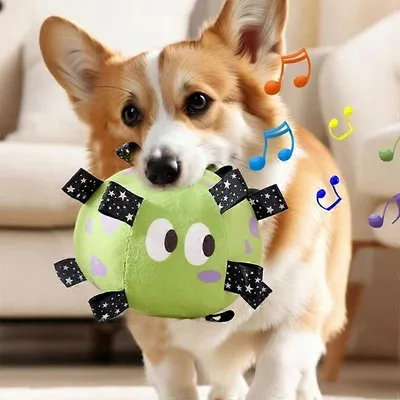 MCBOSON Balle jouet vocale pour chien