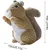 Jouet en peluche en forme d'écureuil pour chien