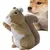 Jouet en peluche en forme d'écureuil pour chien