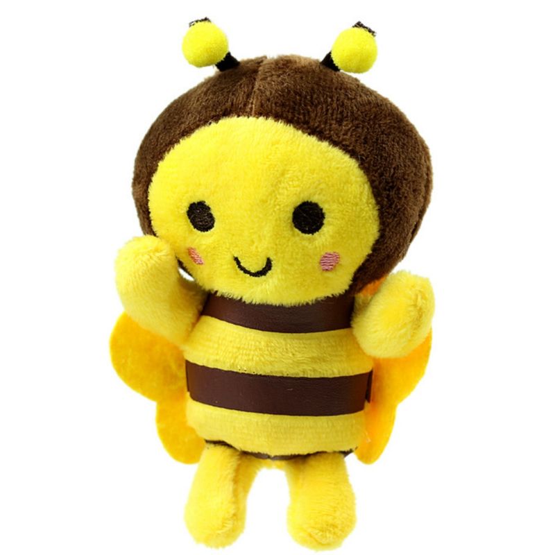 MCBOSON Petit jouet abeille en peluche pour chiens et chats