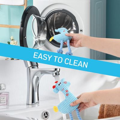 MCBOSON Paquet de 2 Jouets en Peluche Corde Tressée pour Chien