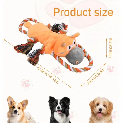 Jouets pour chiens à mâcher agressifs MCBOOSN
