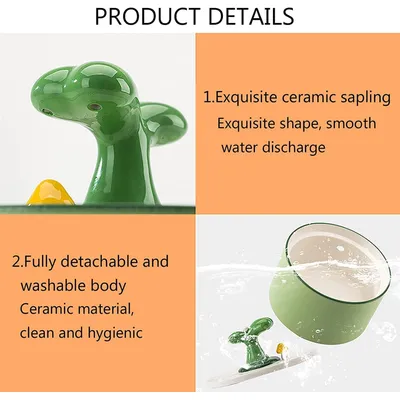 Fontaine automatique en céramique pour animaux de compagnie