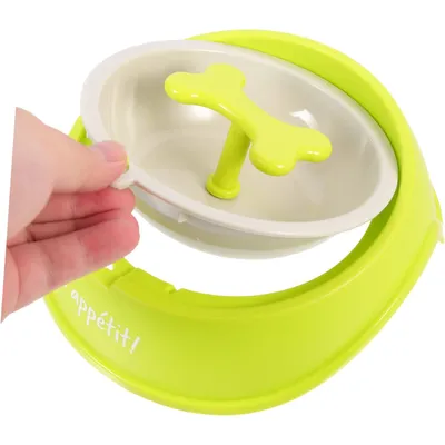 MCBOSON Bol de Nourriture Lente pour Animaux