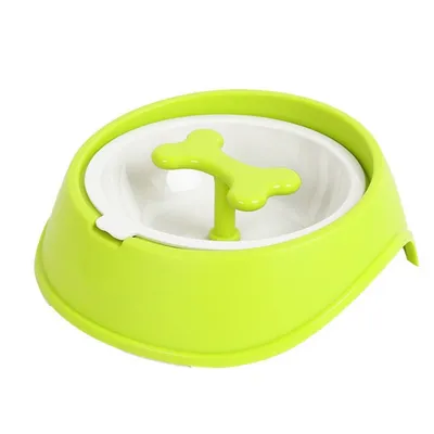 MCBOSON Bol de Nourriture Lente pour Animaux