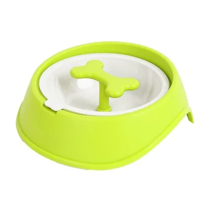 MCBOSON Bol de Nourriture Lente pour Animaux