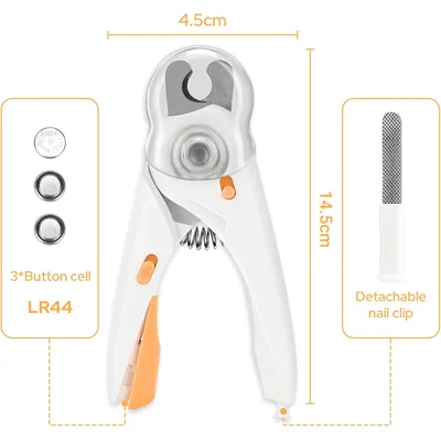 MCBOOSN Coupe Ongle Chien avec Éclairage LED