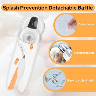 MCBOOSN Coupe Ongle Chien avec Éclairage LED