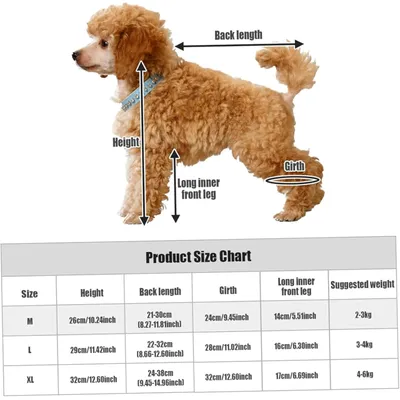 MCBOSON Botas impermeables para perros Afficilanes - Talla L