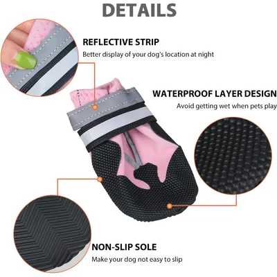 MCBOSON  Chaussures de protection pour chiens