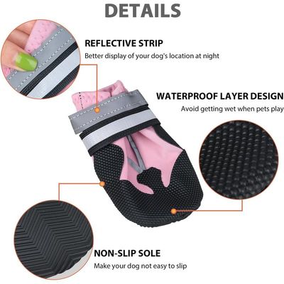 MCBOSON Zapatos antideslizantes para perros