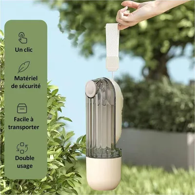 MCBOSON Tragbare Reise-Trinkflasche