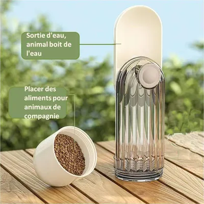 MCBOSON Tragbare Reise-Trinkflasche