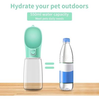 MCBOSON 550ml Tragbare Hunde-Trinkflasche