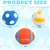 MCBOSON 3-teiliges Quietschball-Set für Hunde, interaktive Hundebälle MCBOSON 3-teiliges Quietschball-Set für Hunde, interaktive Hundebälle