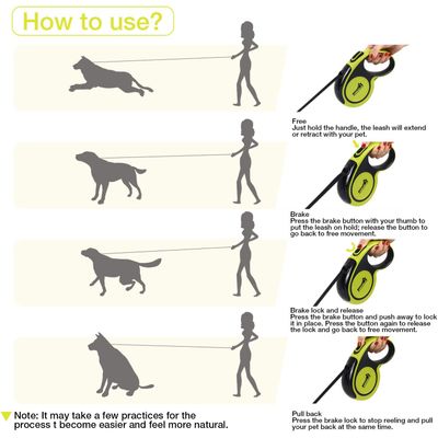 Laisse Chien Enrouleur, Laisses Rétractables pour Chien