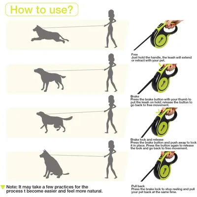 Laisse Chien Enrouleur, Laisses Rétractables pour Chien