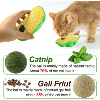MCBOSON Herbe à Chat Jouets Boules
