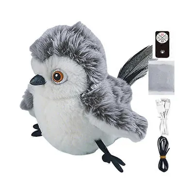 MCBOSON  Jouet en peluche pour chat - Oiseau interactif