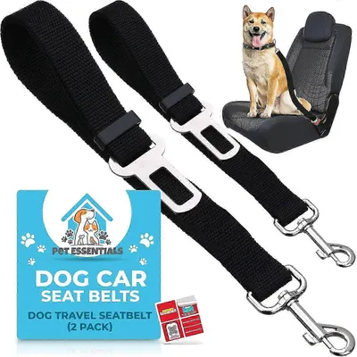 MCBOSON 2pk Ceinture de sécurité de voiture pour chien MCBOSON 2pk Ceinture de sécurité de voiture pour chien