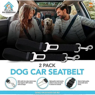 MCBOSON 2er-Pack Hundesicherheitsgurte fürs Auto MCBOSON 2er-Pack Hundesicherheitsgurte fürs Auto