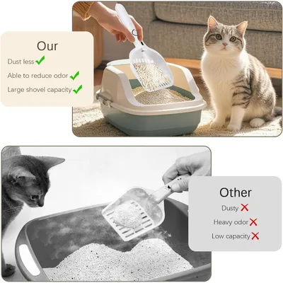 MCBOSON Pelle à litière Steamy