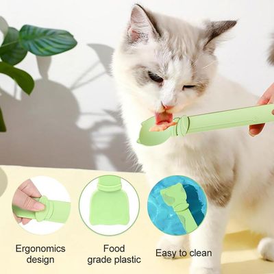 MCBOSON Cuillère à Friandises Pour Chat