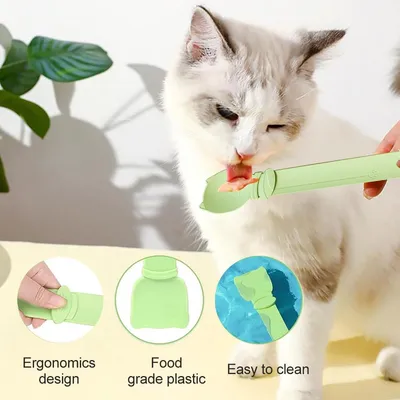 MCBOSON Cuillère à Friandises Pour Chat