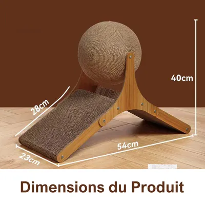 Jouet interactif de grattage pour chat MCBOOSN