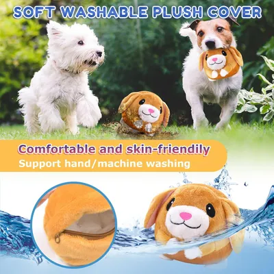 Jouet peluche interactif pour chien