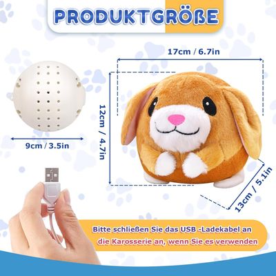 Jouet peluche interactif pour chien
