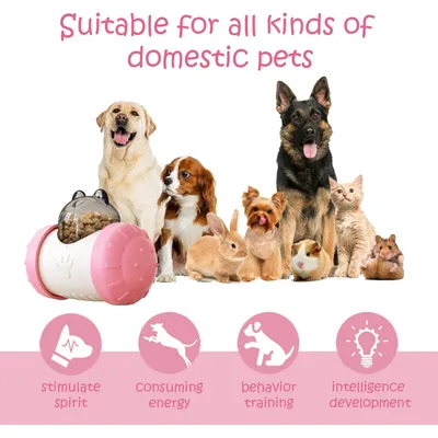 MCBOSON Distributeur de friandises Jouet pour chien et chat