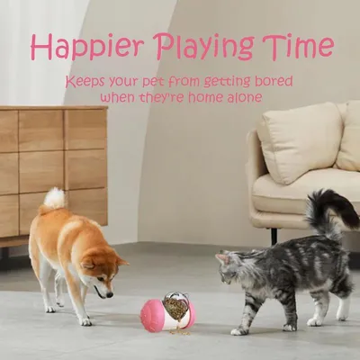 MCBOSON Leckerli-Spender-Spielzeug für Hunde und Katzen