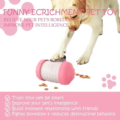 MCBOSON Distributeur de friandises Jouet pour chien et chat