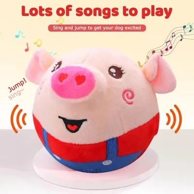 Jouet peluche interactif pour chien