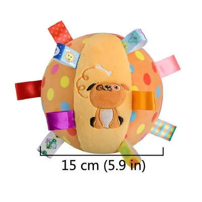 Plüschball mit Glöckchen, lustiges Kauspielzeug Plüschball mit Glöckchen, lustiges Kauspielzeug