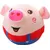 Cochon rouge souriant