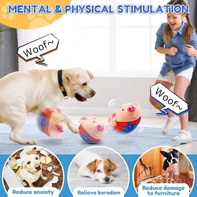 Jouet peluche interactif pour chien