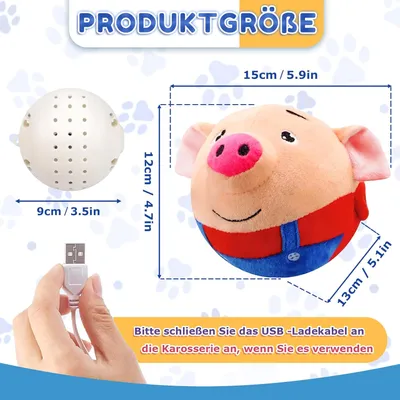 Jouet peluche interactif pour chien