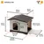 Niche pour Chien  Chenil Chiots Animaux de Compagnie Multi-taille