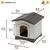 Niche pour Chien  Chenil Chiots Animaux de Compagnie Multi-taille