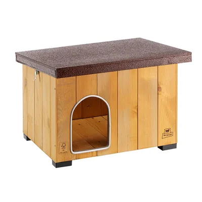 Ferplast Niche pour chiens en bois de pin nordique FSC - 5 BAITA Ferplast Niche pour chiens en bois de pin nordique FSC - 5 BAITA