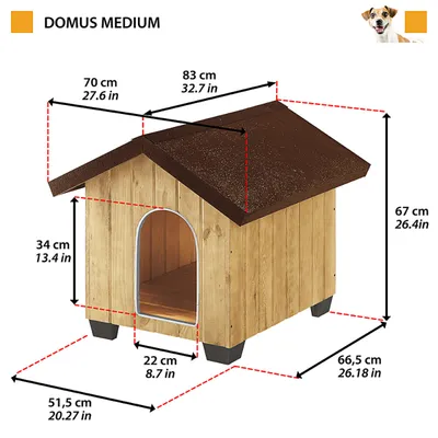 Niche pour Chiens Bois Enclos Maison pour Chiens Multi-taille