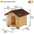 Ferplast Niche pour chiens en bois FSC - 6 tailles DOMUS