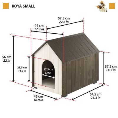 Ferplast Niche d'extérieur pour chien Ferplast KOYA, en KOYA