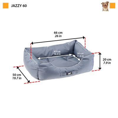 Ferplast Divan doux en tissu technique pour chiens. JAZZY