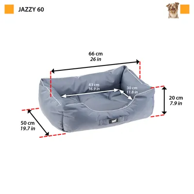 Ferplast Divan doux en tissu technique pour chiens. JAZZY
