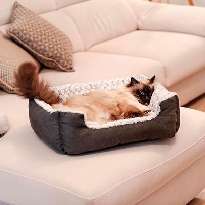 Ferplast Niche en coton et fourrure écologique pour chiens SWEETIE