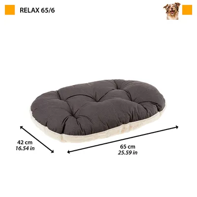 Ferplast Coussin en coton et peluche pour chiens et chats. RELAX F